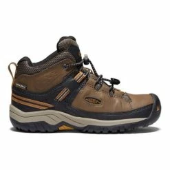 Deals ⌛ Sneakers & Athletic 👟 Shoes Boys' KEEN Targhee Mid Waterproof Hiking 🥾 Boots 🤩