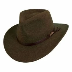 Flash Sale 🎉 Hats & Caps Men's Dorfman-Pacific Wool Felt Outback Cowboy Hat 😍