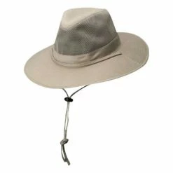 Cheap 👏 Hats & Caps Men's Dorfman-Pacific Solarweave Mesh Safari Fishing Sun Hat 🥰