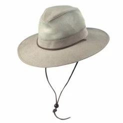 Brand new ๐ Hats & Caps Men's Dorfman-Pacific Twill Mesh Safari Sun Hat ๐งจ