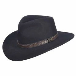 Best Sale 🧨 Hats & Caps Men's Dorfman-Pacific San Antonio Outback Cowboy Hat 🎉