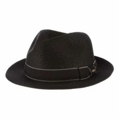 Best Sale 🌟 Hats & Caps Men's Dorfman-Pacific Paper Braid Fedora Sun Hat 🔥