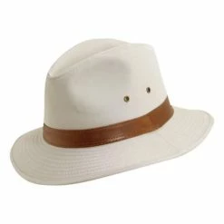 Buy ✔️ Hats & Caps Men's Dorfman-Pacific Hiker Washed Twill Safari Fedora 🔥