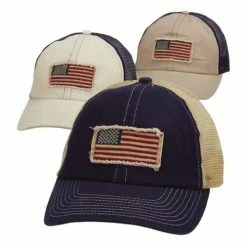 Best Sale 🥰 Hats & Caps Men's Dorfman-Pacific USA Mesh **Assorted Colors** Adjustable Hat ⭐