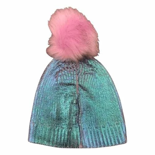 Wholesale ๐ Hats & Caps ๐ง Girls' Dorfman-Pacific Dorfman Mermaid Foil Beanie โค๏ธ